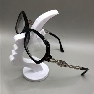 BVLGARI 4030-B 501 BLACK SILVER EYEGLASSES FRAME 54-16-130mm B32mm Italy